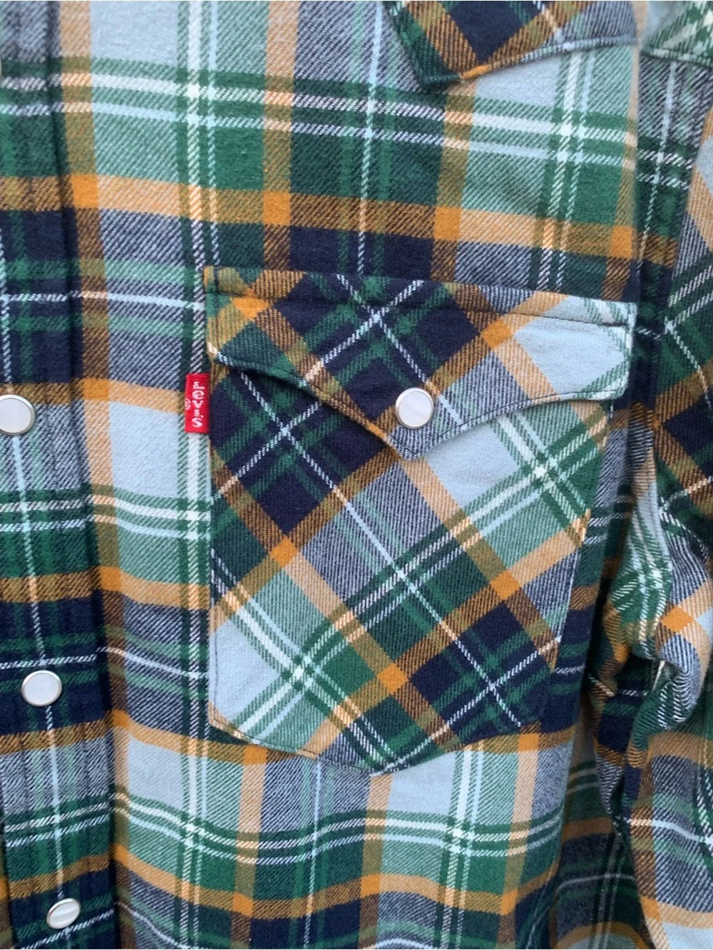 Levis levi plaid